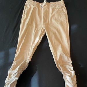 Slim Cargo Pants ( Beige )
